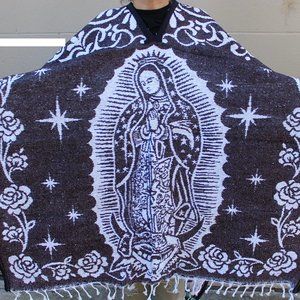 Our Lady of Guadalupe poncho Virgen de Guadalupe Poncho Gaban Poncho Brown
